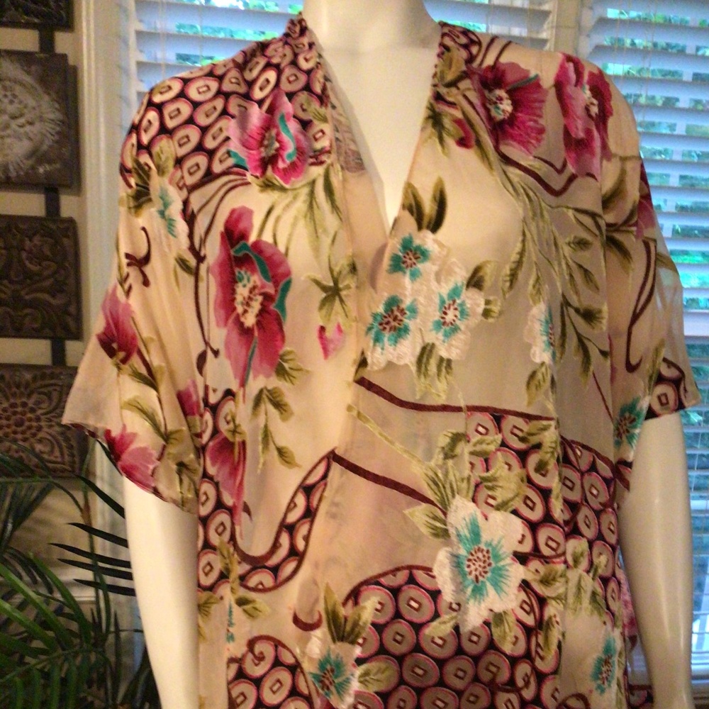 Burmo Silk Kimono Wrap